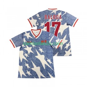 Camisolas de futebol Estados Unidos BALBOA 17 Retro Equipamento Alternativa 1994 Manga Curta